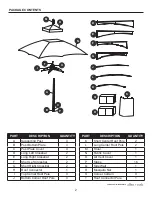 Предварительный просмотр 2 страницы Allen + Roth 0510327 Manual