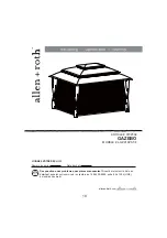 Предварительный просмотр 18 страницы Allen + Roth 0732502 Assembly Instructions Manual