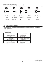 Предварительный просмотр 4 страницы Allen + Roth 0733490 Manual