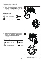 Предварительный просмотр 8 страницы Allen + Roth 0733490 Manual