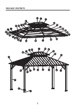 Предварительный просмотр 2 страницы Allen + Roth 0774145 Assembly Instructions Manual