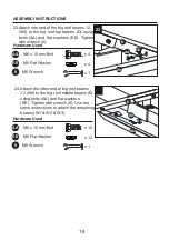 Предварительный просмотр 18 страницы Allen + Roth 0774145 Assembly Instructions Manual