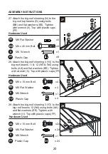 Предварительный просмотр 20 страницы Allen + Roth 0774145 Assembly Instructions Manual