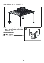 Предварительный просмотр 48 страницы Allen + Roth 0774145 Assembly Instructions Manual