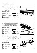 Предварительный просмотр 16 страницы Allen + Roth 0915439 Assembly Instructions Manual