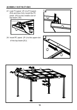 Предварительный просмотр 19 страницы Allen + Roth 0915439 Assembly Instructions Manual