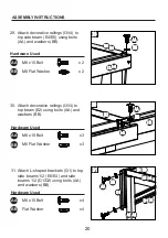 Предварительный просмотр 20 страницы Allen + Roth 0915439 Assembly Instructions Manual