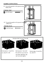 Предварительный просмотр 24 страницы Allen + Roth 0915439 Assembly Instructions Manual