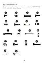 Предварительный просмотр 28 страницы Allen + Roth 0915439 Assembly Instructions Manual