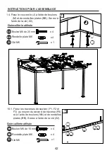 Предварительный просмотр 42 страницы Allen + Roth 0915439 Assembly Instructions Manual