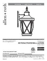 Allen + Roth 39508 Manual preview