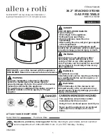 Предварительный просмотр 1 страницы Allen + Roth 52052 Manual