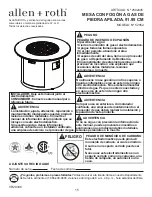 Предварительный просмотр 15 страницы Allen + Roth 52052 Manual