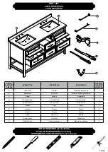 Предварительный просмотр 2 страницы Allen + Roth CAMERON 60MB Installation Manual