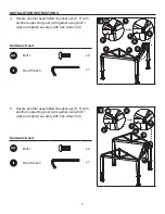 Предварительный просмотр 7 страницы Allen + Roth GF-18S112B Assembly Manual