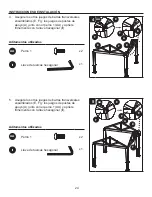 Предварительный просмотр 24 страницы Allen + Roth GF-18S112B Assembly Manual