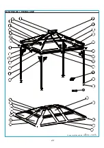 Предварительный просмотр 23 страницы Allen + Roth L-GZ604PCO-F 0697455 Assembly Instructions Manual