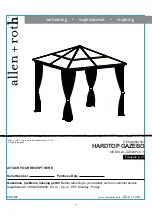 Allen + Roth L-GZ604PCO-H Manual предпросмотр