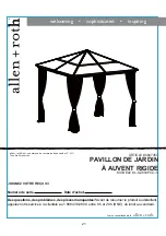 Предварительный просмотр 21 страницы Allen + Roth L-GZ604PCO-H Manual