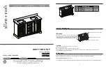 Allen + Roth LWSJ60VBR Assembly Instructions Manual предпросмотр