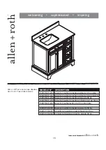 Предварительный просмотр 16 страницы Allen + Roth Roveland Manual