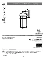 Allen + Roth WLL105BK Manual preview