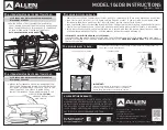 Preview for 2 page of Allen Sports 104DB Instructions