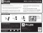 Preview for 2 page of Allen Sports 302DN Instructions