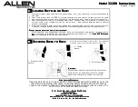 Предварительный просмотр 2 страницы Allen Sports 322DN Instructions