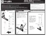 Preview for 1 page of Allen Sports 850QR Instructions