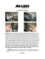 Preview for 7 page of Allen Sports AST206 Owner'S Manual