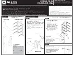 Preview for 1 page of Allen Sports S545 Instructions