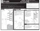 Preview for 1 page of Allen Sports S555 Instructions