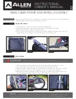 Preview for 8 page of Allen Sports T2 BIKE TRAILER Instructional Owner'S Manual