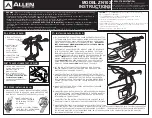 Preview for 1 page of Allen Sports ZN102 Instructions