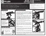 Preview for 1 page of Allen Sports ZN103 Instructions