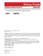 Preview for 3 page of allen 053370 Operations & Parts Manual