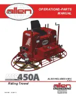 Preview for 1 page of allen 060800 Operations & Parts Manual