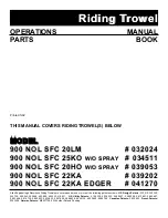 Предварительный просмотр 2 страницы allen 900 NOL SFC 20HO Operation Manual