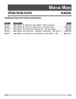 Preview for 3 page of allen AMM12H13 Operations & Parts Manual