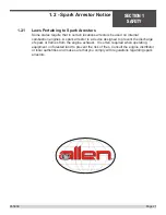 Preview for 21 page of allen AR16 Operations & Parts Manual