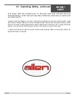 Preview for 29 page of allen AR16 Operations & Parts Manual