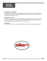 Preview for 44 page of allen AR16 Operations & Parts Manual