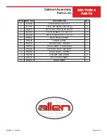 Preview for 85 page of allen AT-16 Operations & Parts Manual