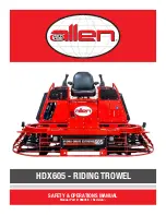 allen HDX605 Safety & Operation Manual preview