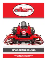 allen HP205 Operations & Parts Manual preview