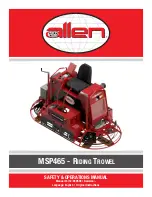 allen MSP465 Safety & Operation Manual preview