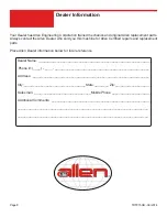 Предварительный просмотр 8 страницы allen TRTP150B Operations & Parts Manual