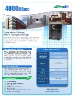 AllerAir 4000 D Exec Technical Specifications preview