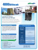 AllerAir 4000 DX Vocarb Technical Specifications preview